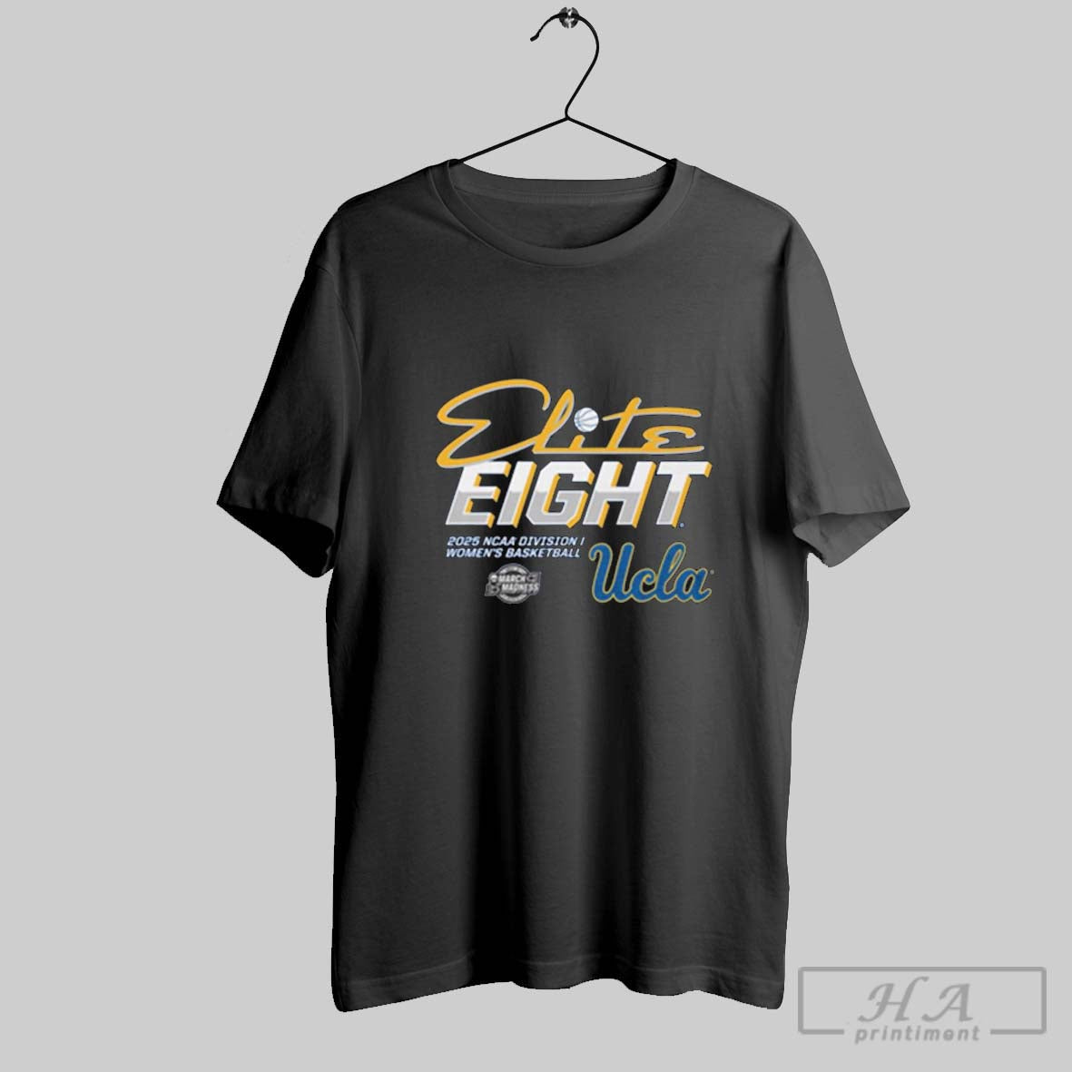 Official March Madness 2025 Ucla Bruins Ncaa Division I Womens Basketball Elite Eight Traditional