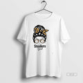 Official Messy Bun Steelers Girl T-Shirts