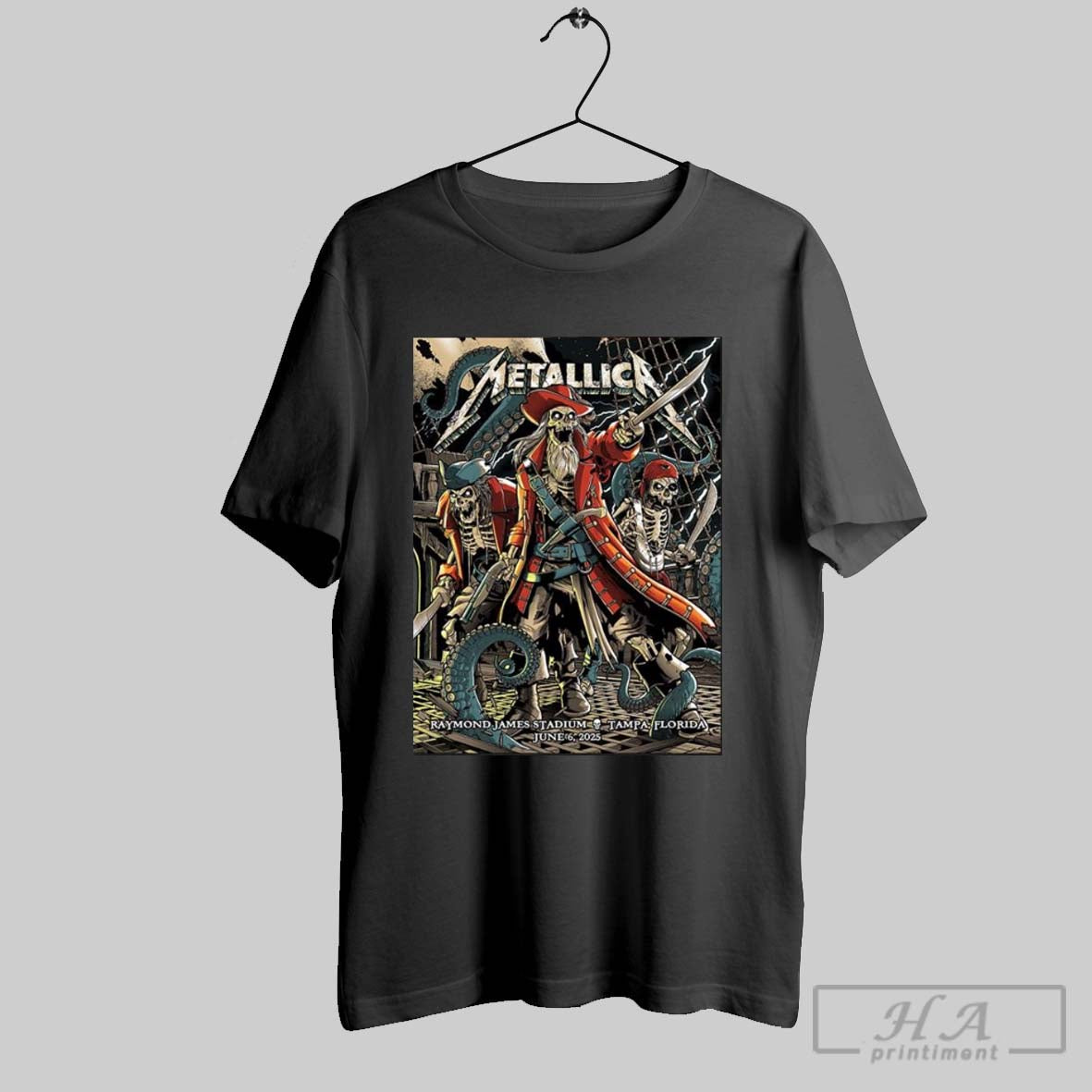 Official Metallica M72 Tampa 2025 Night 1 Venue Poster In Tampa Florida At Raymond James