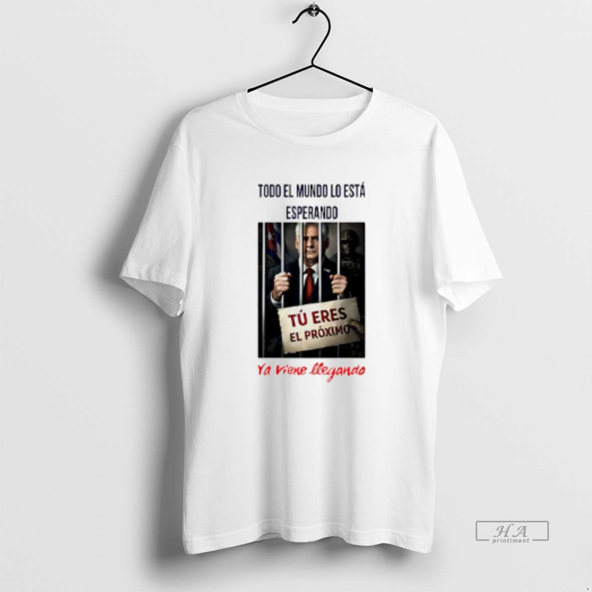 Official Miguel Diaz Canel Everyone Is Waiting Him T-Shirts