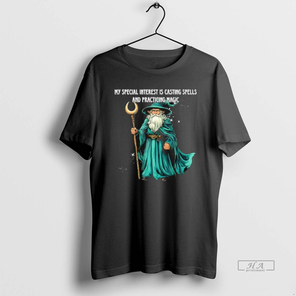 Official My Interest Is Casting Spells Practicing Magic Wizard T-Shirts