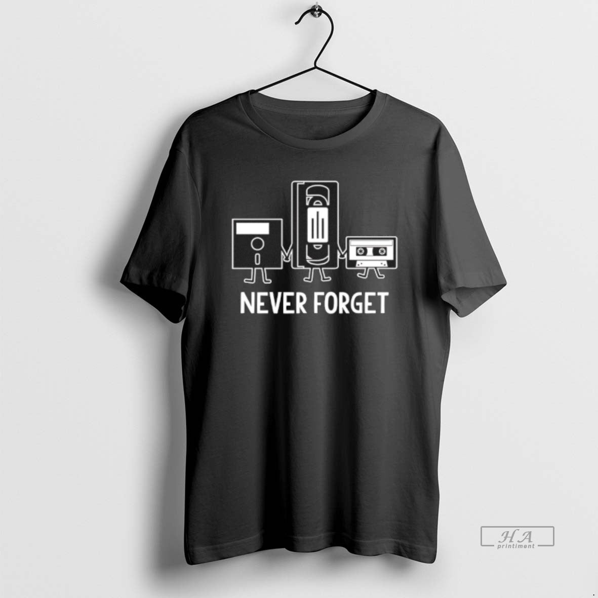 Official Never Forget Cassette Tape Music T-Shirts