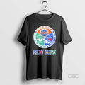 Official New York Rangers New York Mets New York Jets Mashup Logo T-Shirts