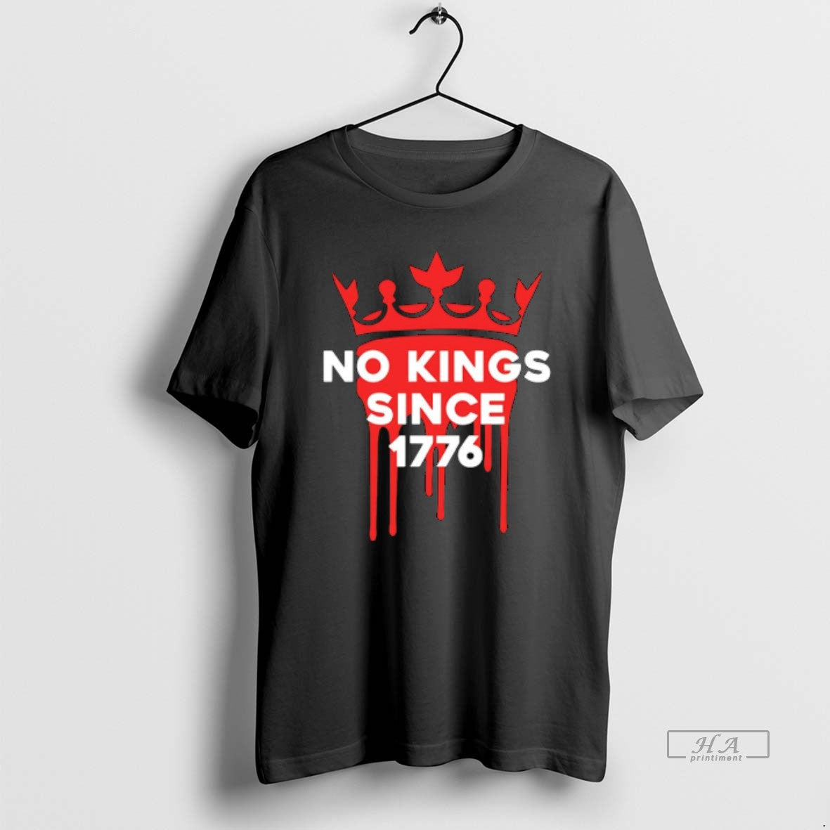 Official No Kings Since 1776 Crown Melting