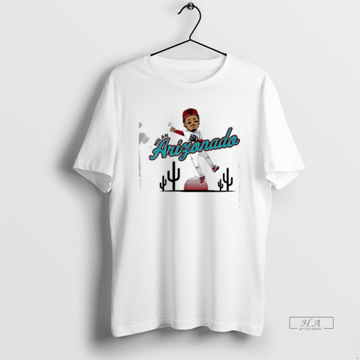 Official Nolan Arenado Arizona Caricature Cartoon T-Shirts