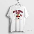 Official Oklahoma Sooners Ncaa College Football Playoff Team 2025 2026 Mascot Running T-Shirts