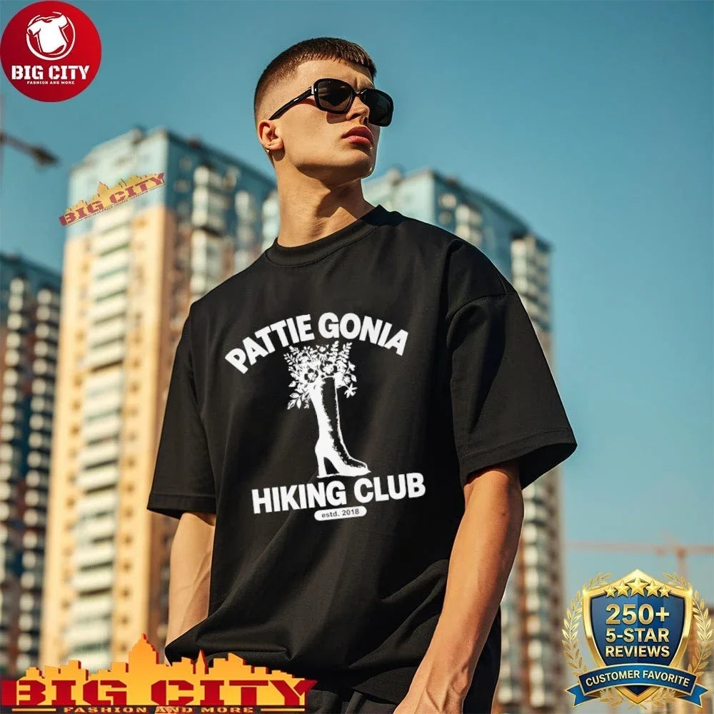 Official Pattie Gonia Hiking Club shirt