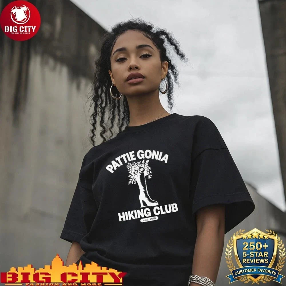 Official Pattie Gonia Hiking Club shirt