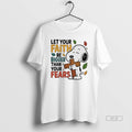 Official Peanuts Cross Let Your Faith Be Bigger Than Your Fears T-Shirts