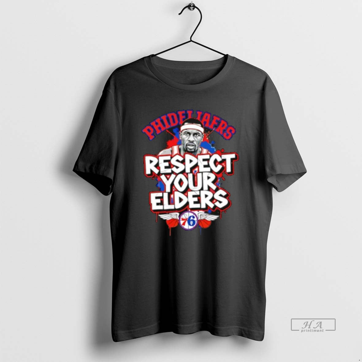 Official Philadelphia 76ers Respect Your Elders T-Shirts
