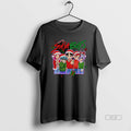 Official Saja Cartoon Kpop Santa Hats Clipart Merry T-Shirts