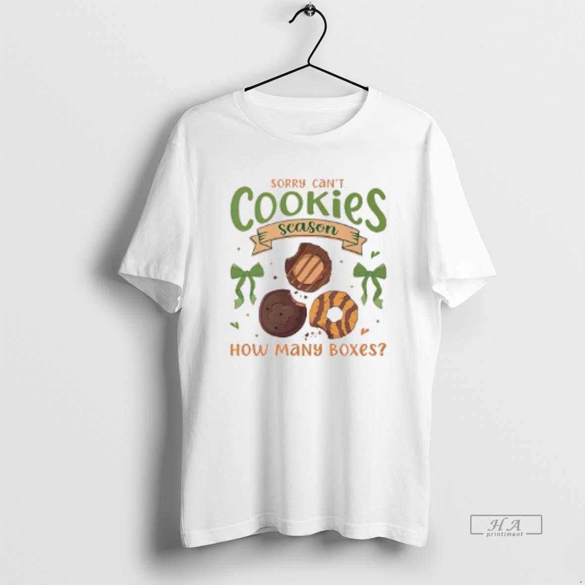 Official Sorry Cant Cookies Season How Many Boxes T-Shirts