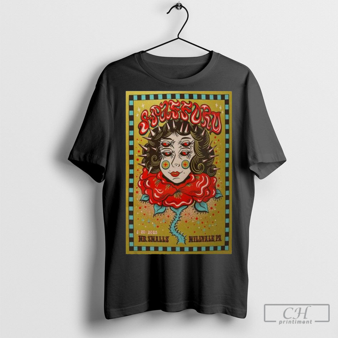 Official Spafford Show Poster March 20 2025 Millvale Pa T Shirt