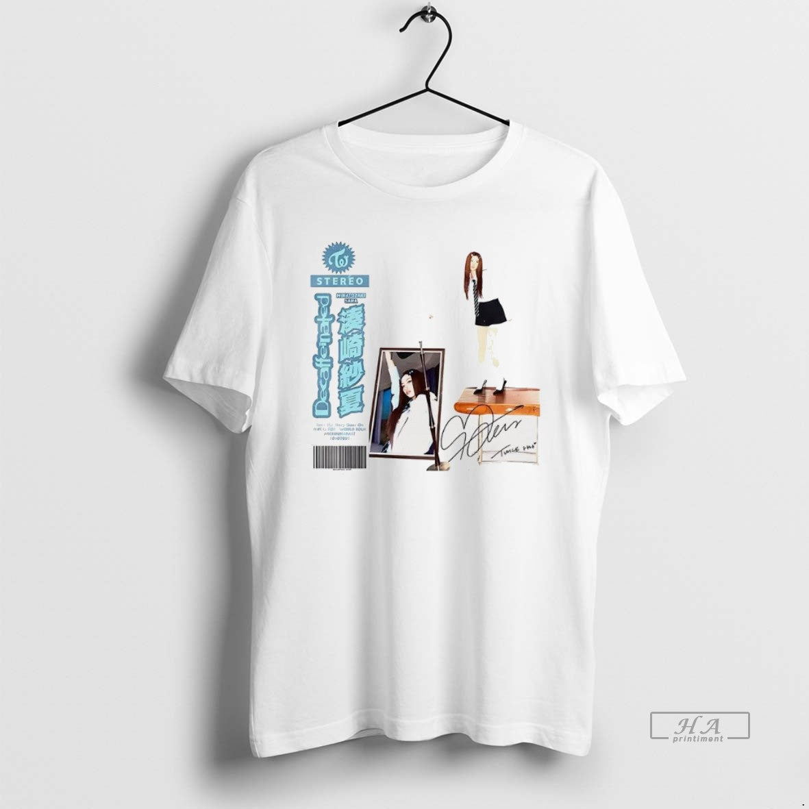 Official Twice Sana Decaffeinated Signature Vintage Music Lover T-Shirts