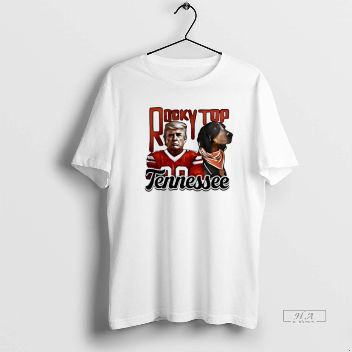 Official Tennessee Volunteers Rocky Top Donald Trump Smoky Dog T-Shirts