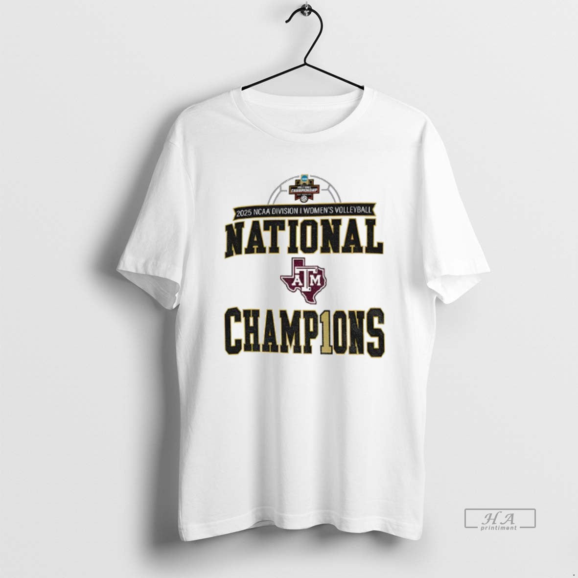 Official Texas Am Aggies 2025 Ncaa Division I Volleyball National Champions T-Shirts