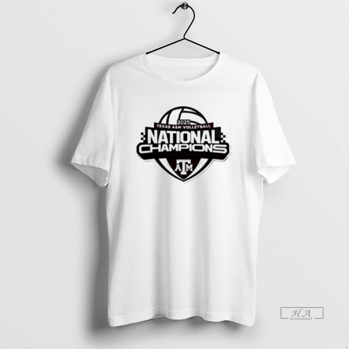 Official Texas Am Aggies 2025 Ncaa Volleyball National Champions Logo T-Shirts