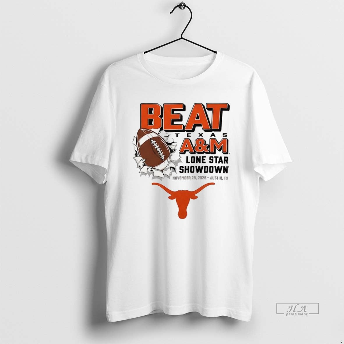 Official Texas Longhorns Beat Texas Am Football Lone Star Showdown T-Shirts