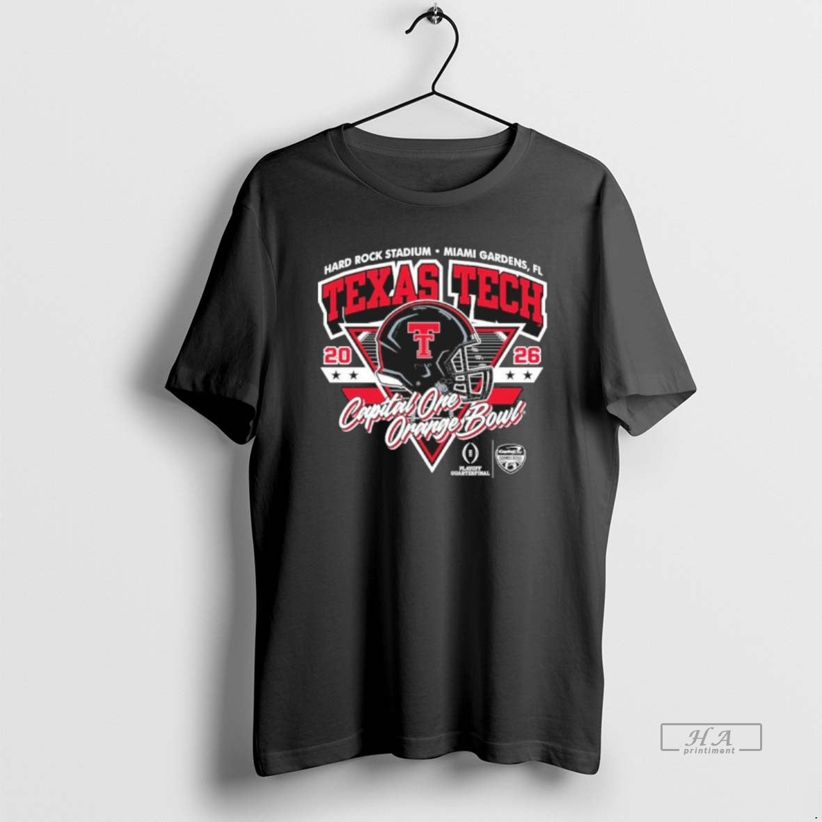 Official Texas Tech 2025 Cfp Capital One Orange Bowl T-Shirts