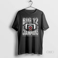 Official Texas Tech Red Raiders 2025 Big 12 Football Champions Number One T-Shirts