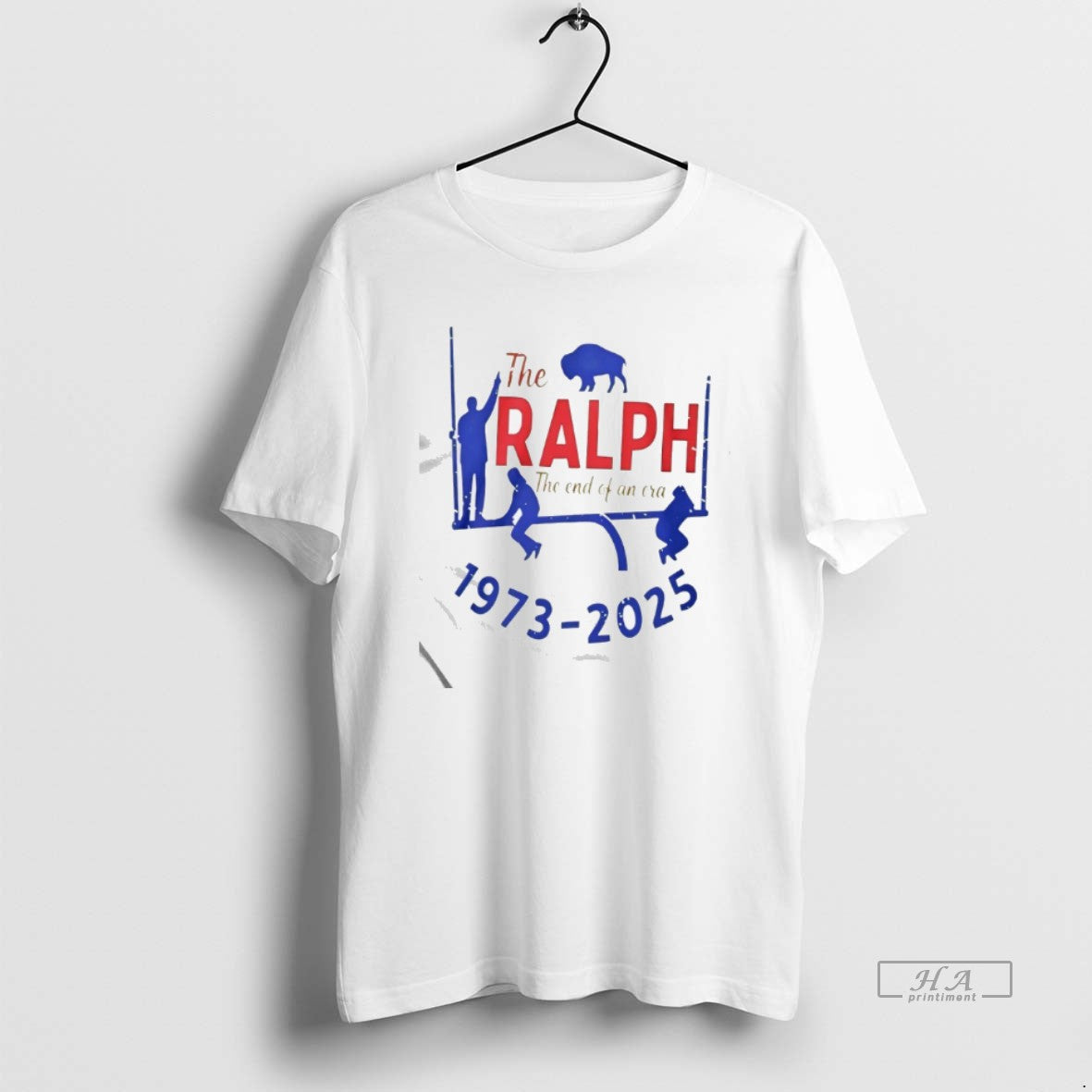 Official Ralph End Era 1973 2025 Buffalo Rich Stadium T-Shirts