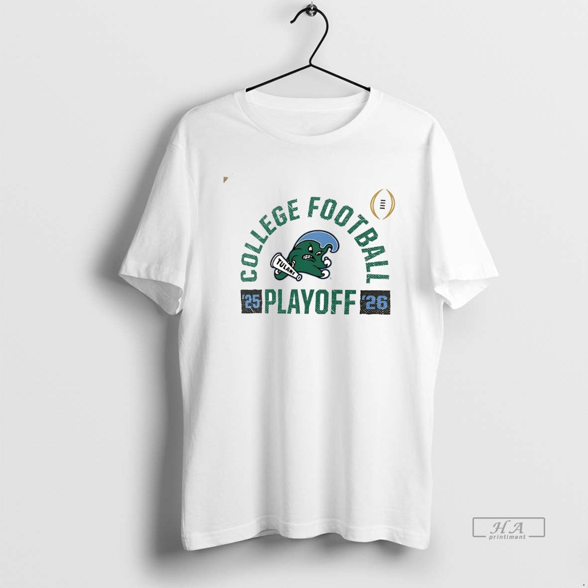 Official Tulane Green Wave 2025 26 College Football Playoff T-Shirts