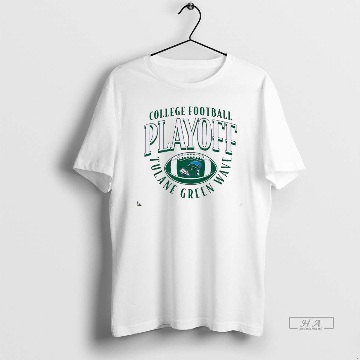 Official Tulane Green Wave 2025 College Football Playoff Mascot T-Shirts