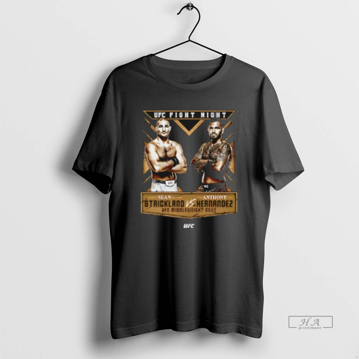 Official Ufc Fight Night Strickland Vs Hernandez 2026 T-Shirts
