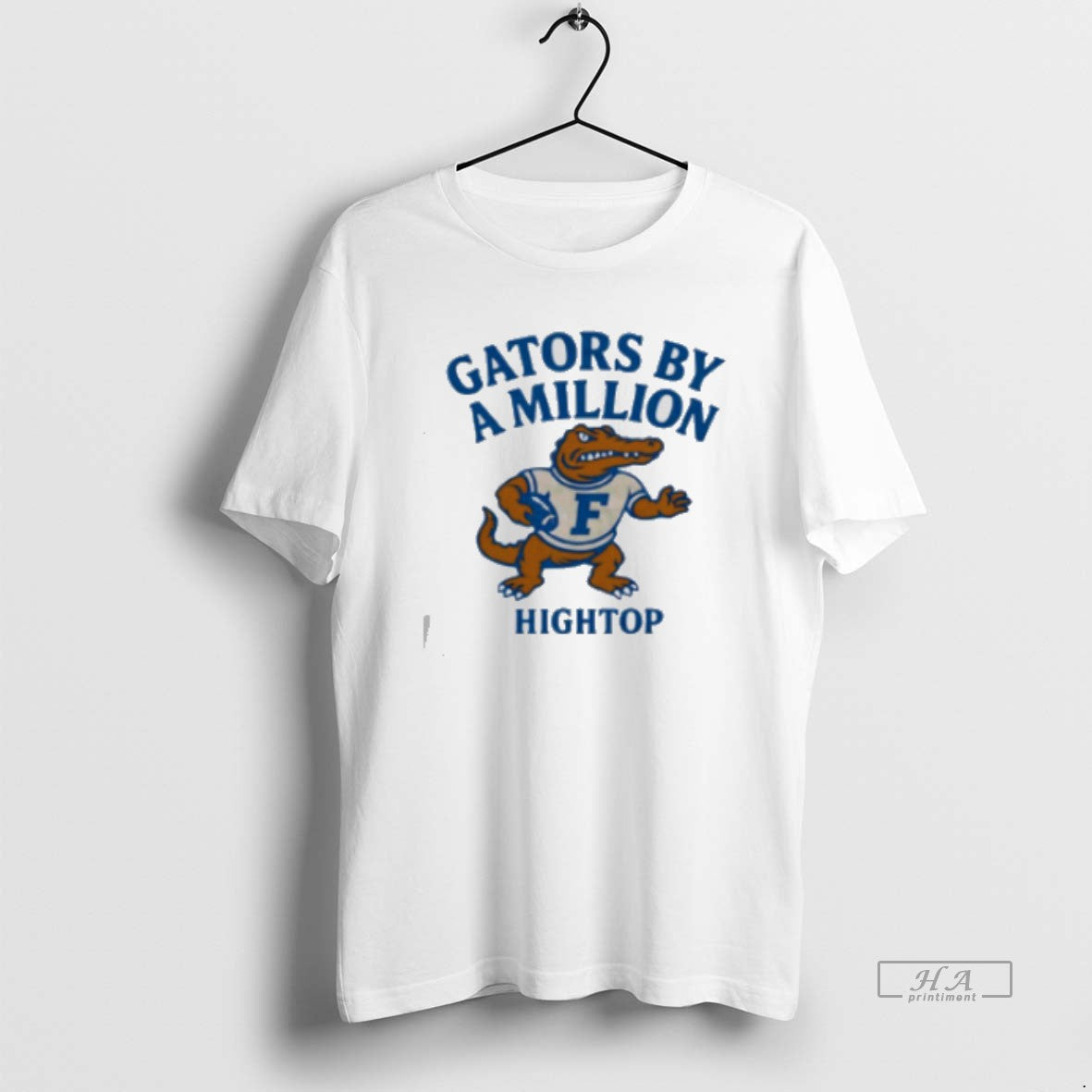 Official University Florida Gators Mascot Gators Million Hightop Classic T-Shirts