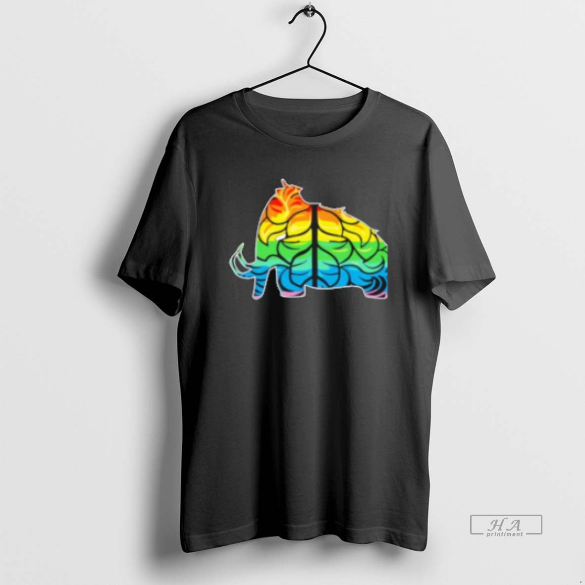 Official Wooli Mmiii Rainbow Mammoth Classic T-Shirts