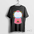 Officials 100 Days School Gumball Machine Empty Diy Project Blank T-Shirts