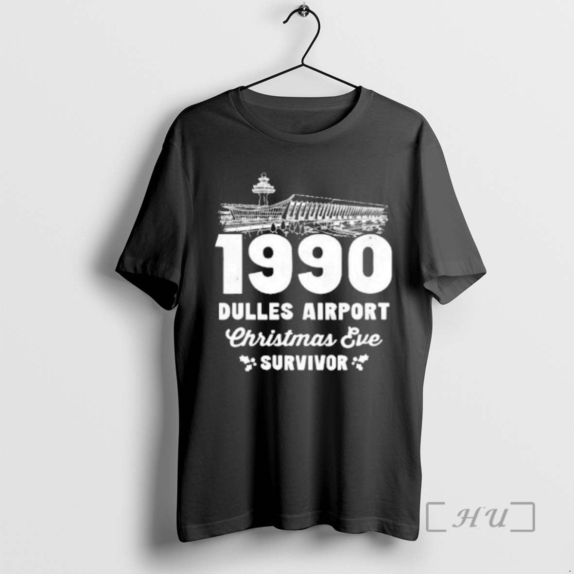 Officials 1990 Dulles Airport Eve Survivor T-Shirts