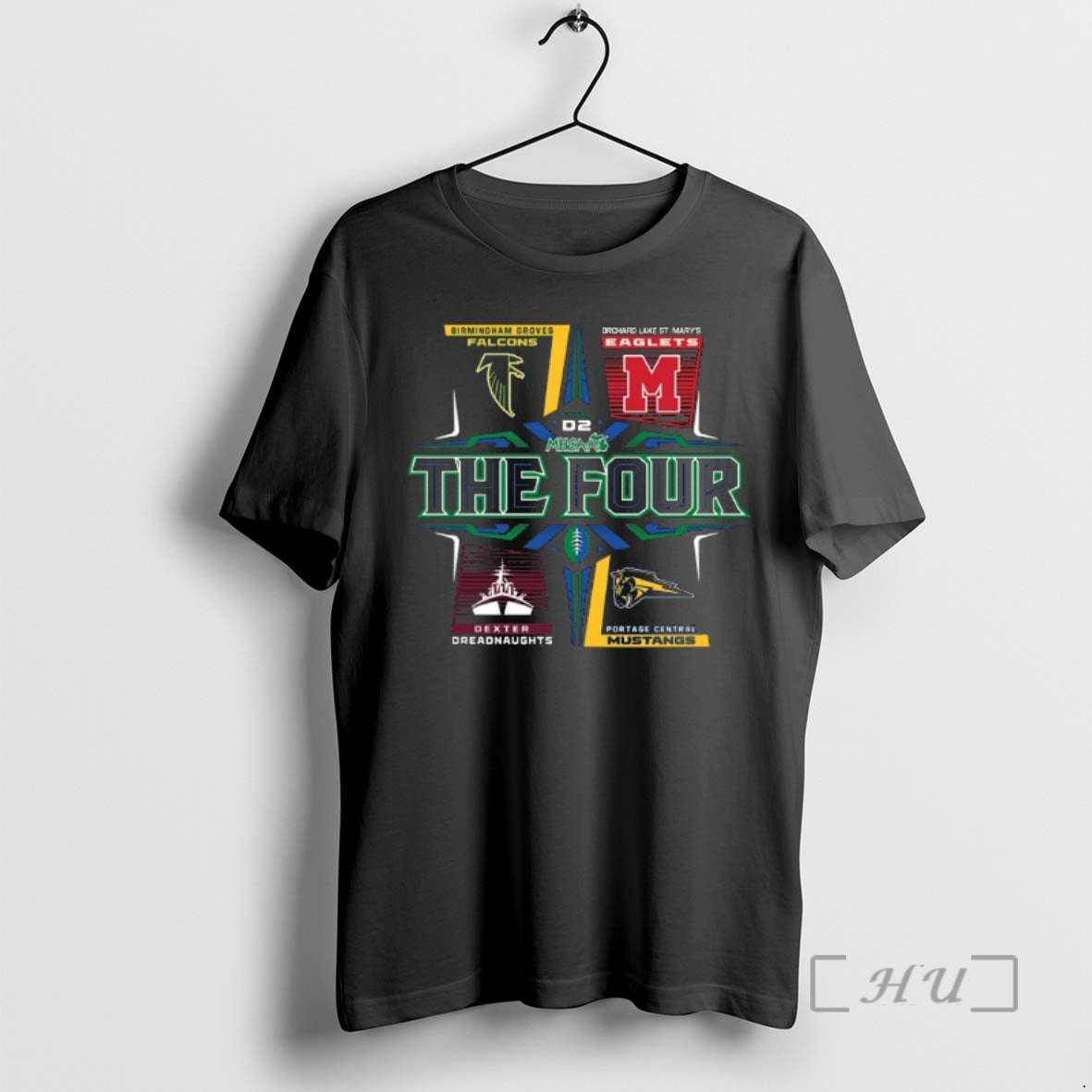 Officials 2025 Mhsaa Football Division 2 Four T-Shirts