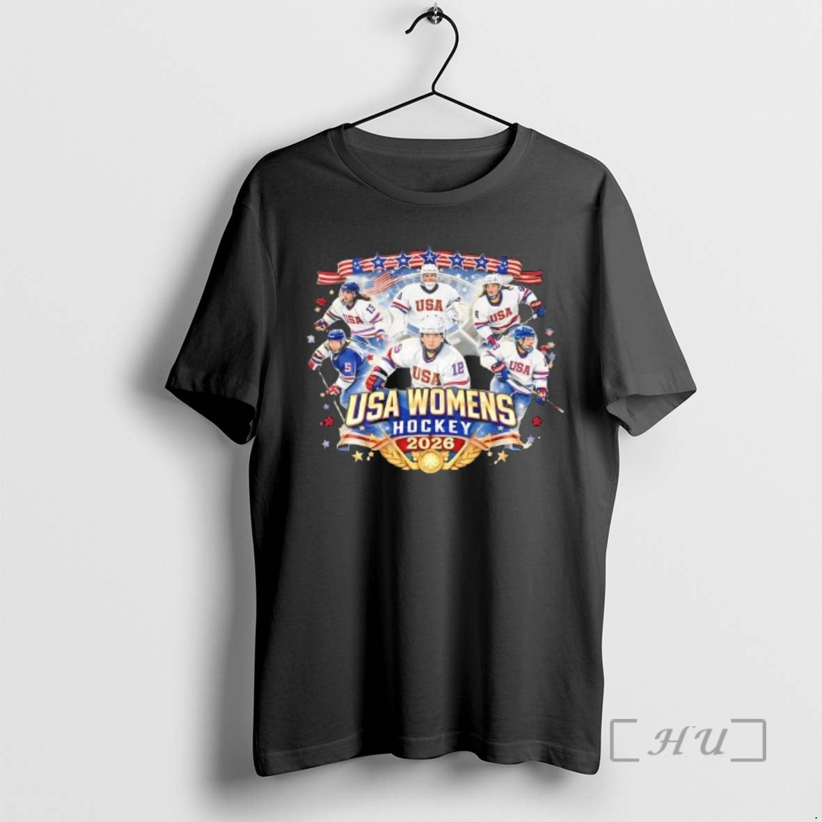 Officials 2026 Usa Team Hockey Womens Graphic