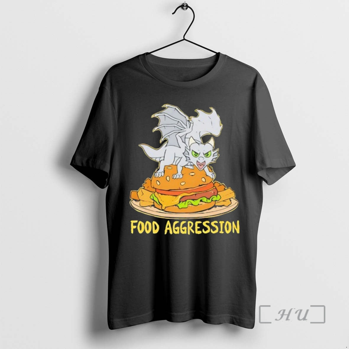 Officials Always Hungry Food Aggression Dragon Burger T-Shirts
