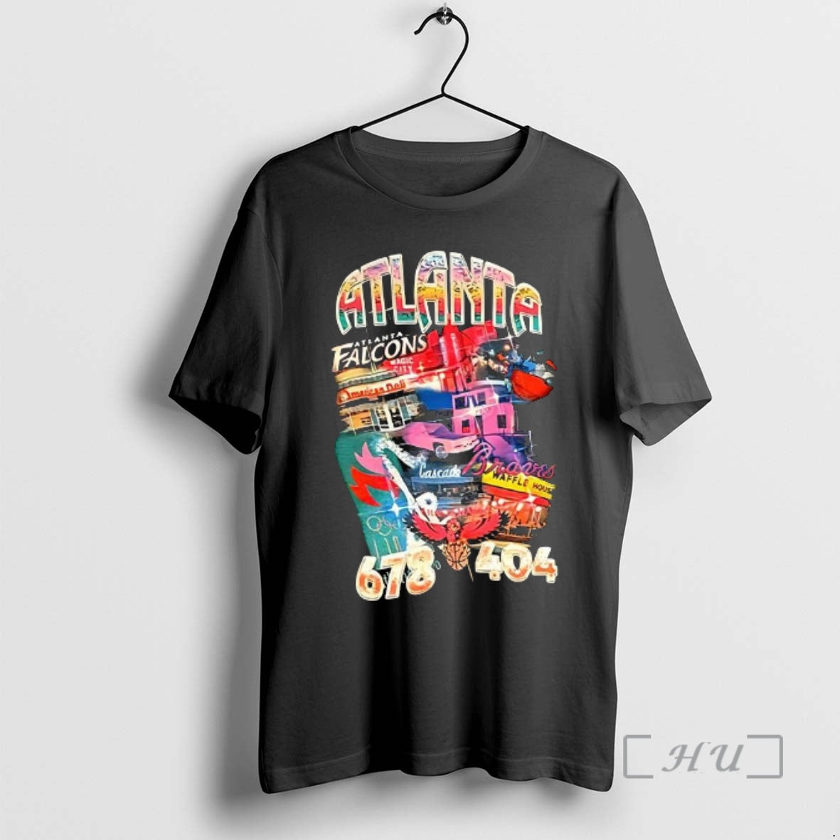 Officials Atlanta Falcons Braves 678 404 T-Shirts