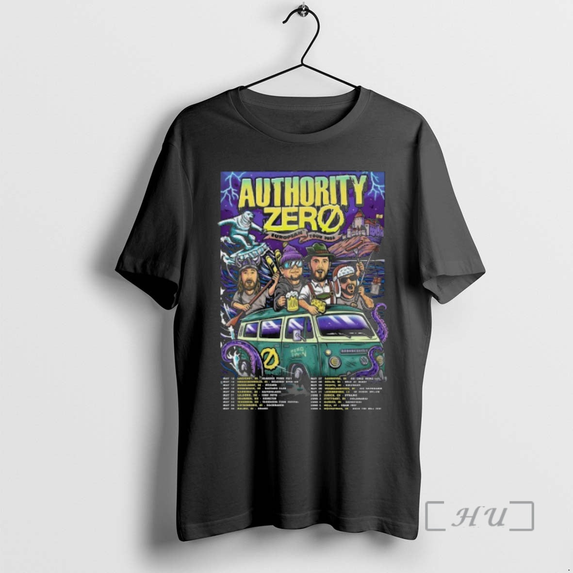 Officials Authority Zero Eu 2026 Tour Dates T-Shirts