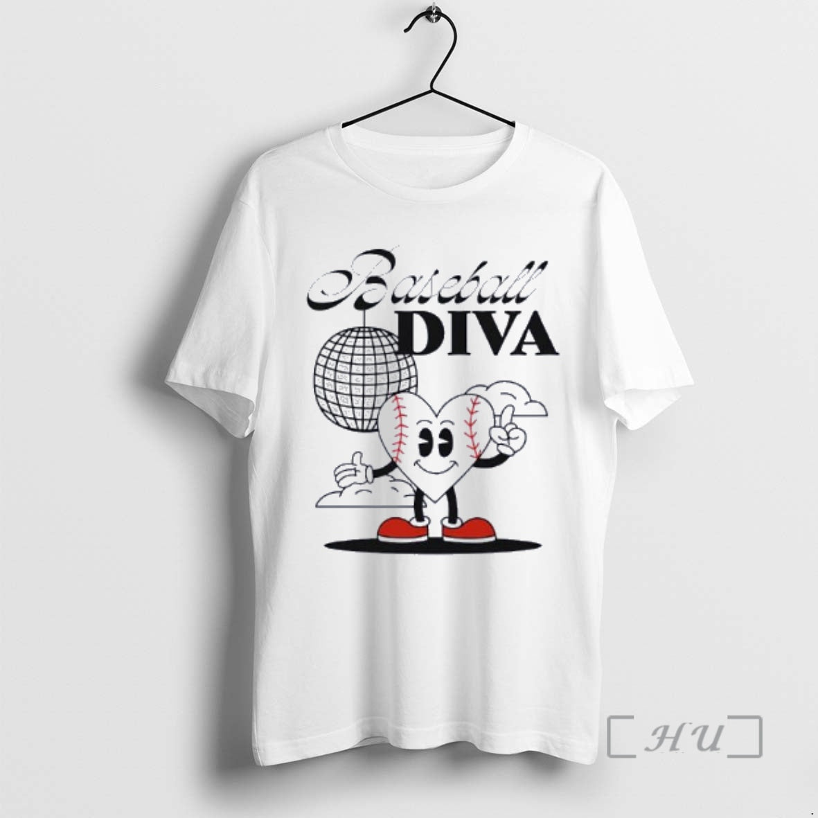 Officials Baseball X Heart Diva T-Shirts