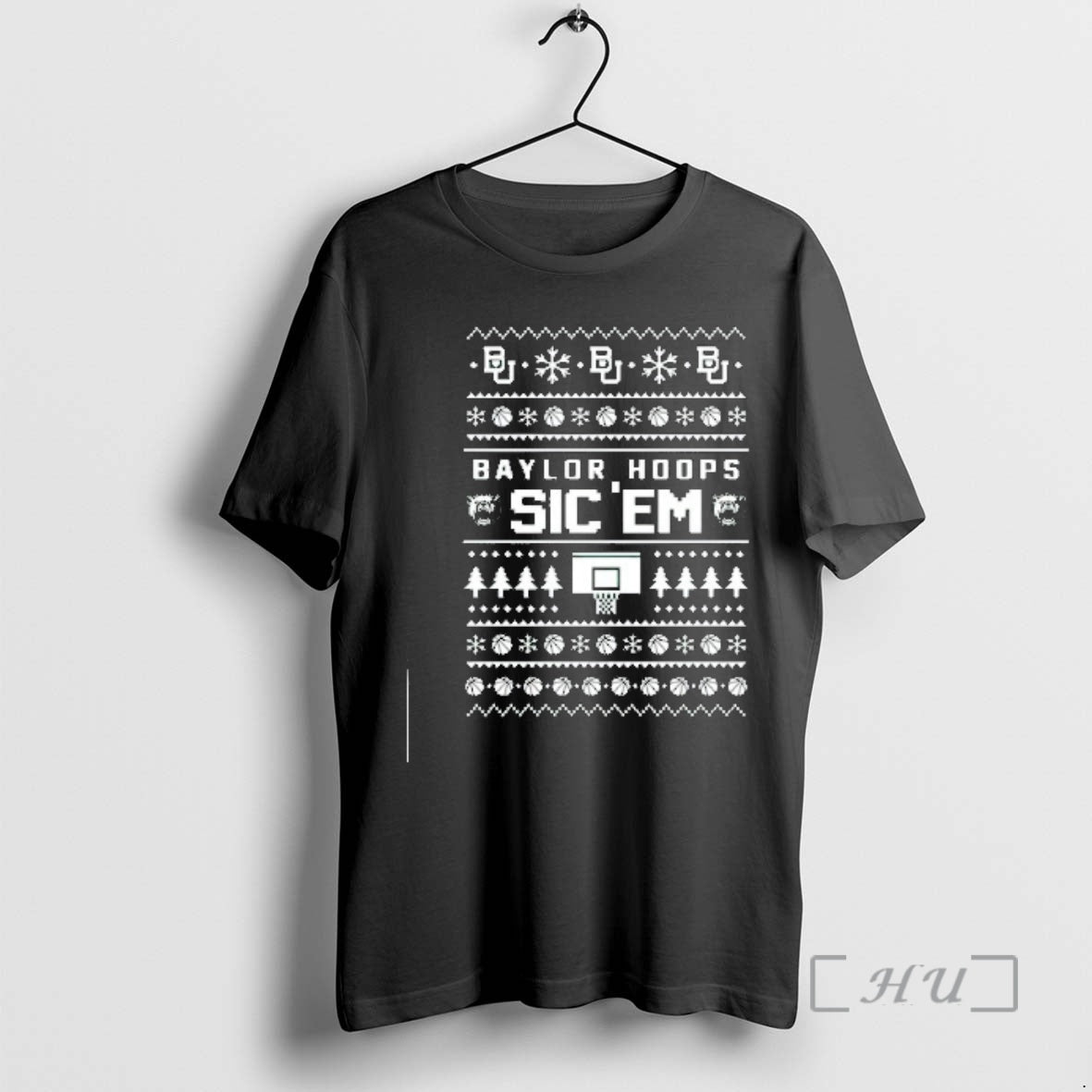 Officials Baylor Bears Hoops Sic Em T-Shirts