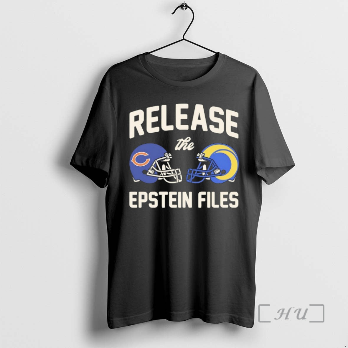 Officials Bear Vs Rams Release Epstein Files T-Shirts