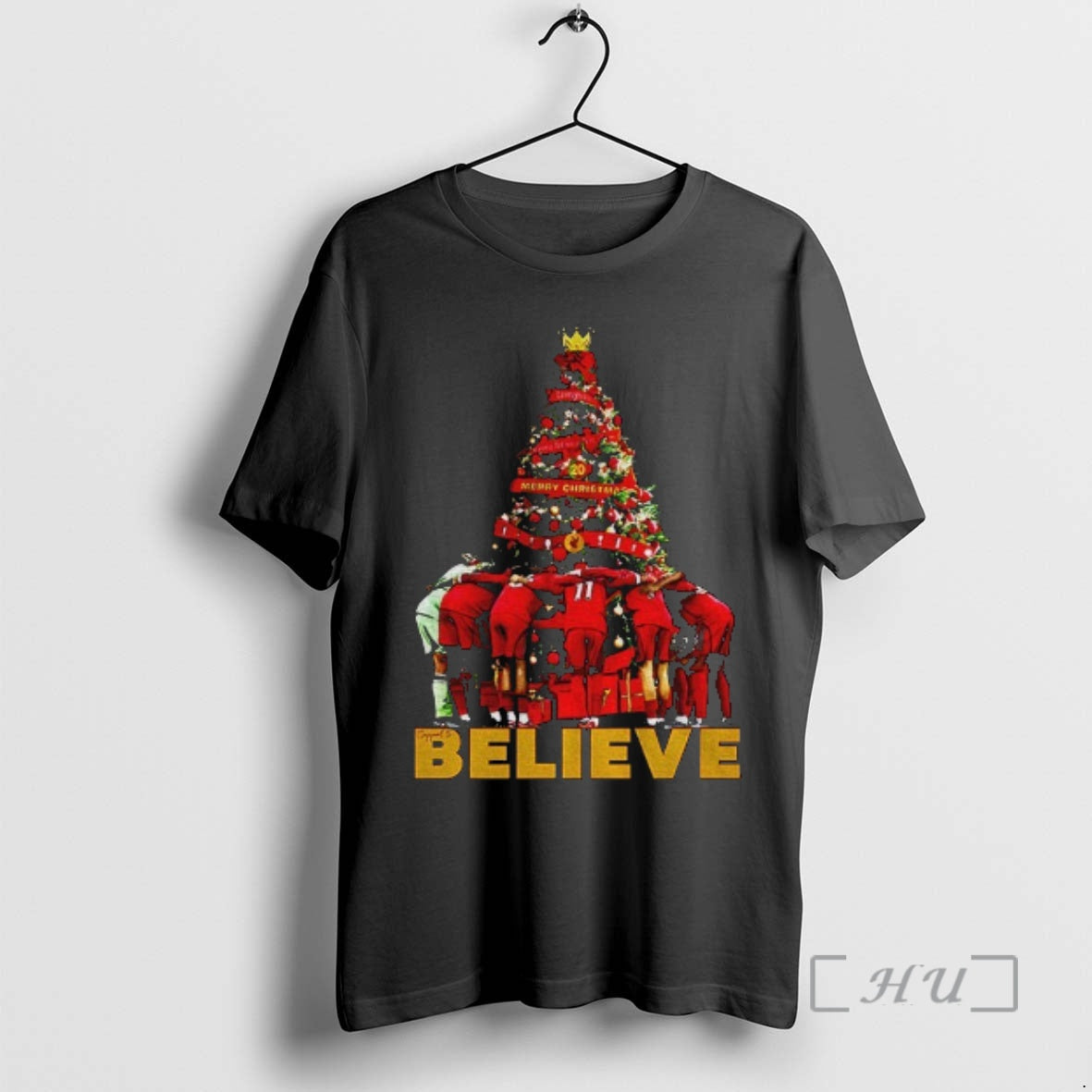 Officials Believe Liverpool Fc Tree Merry 2025 T-Shirts