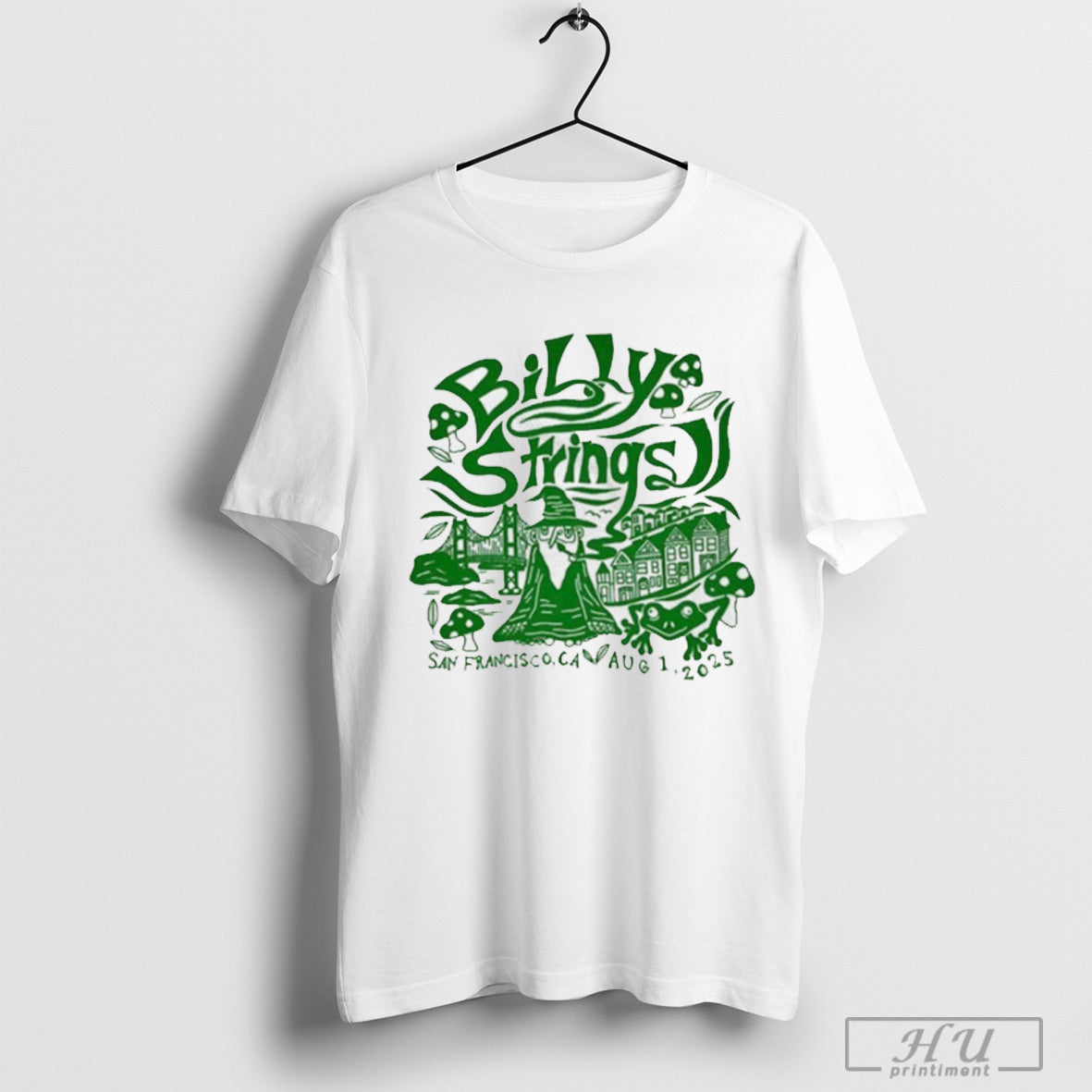Officials Billy Strings San Francisco Aug 1 2025 Wizard T Shirt