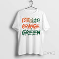 Officials Bleed Orange Green Ornaments T-Shirts