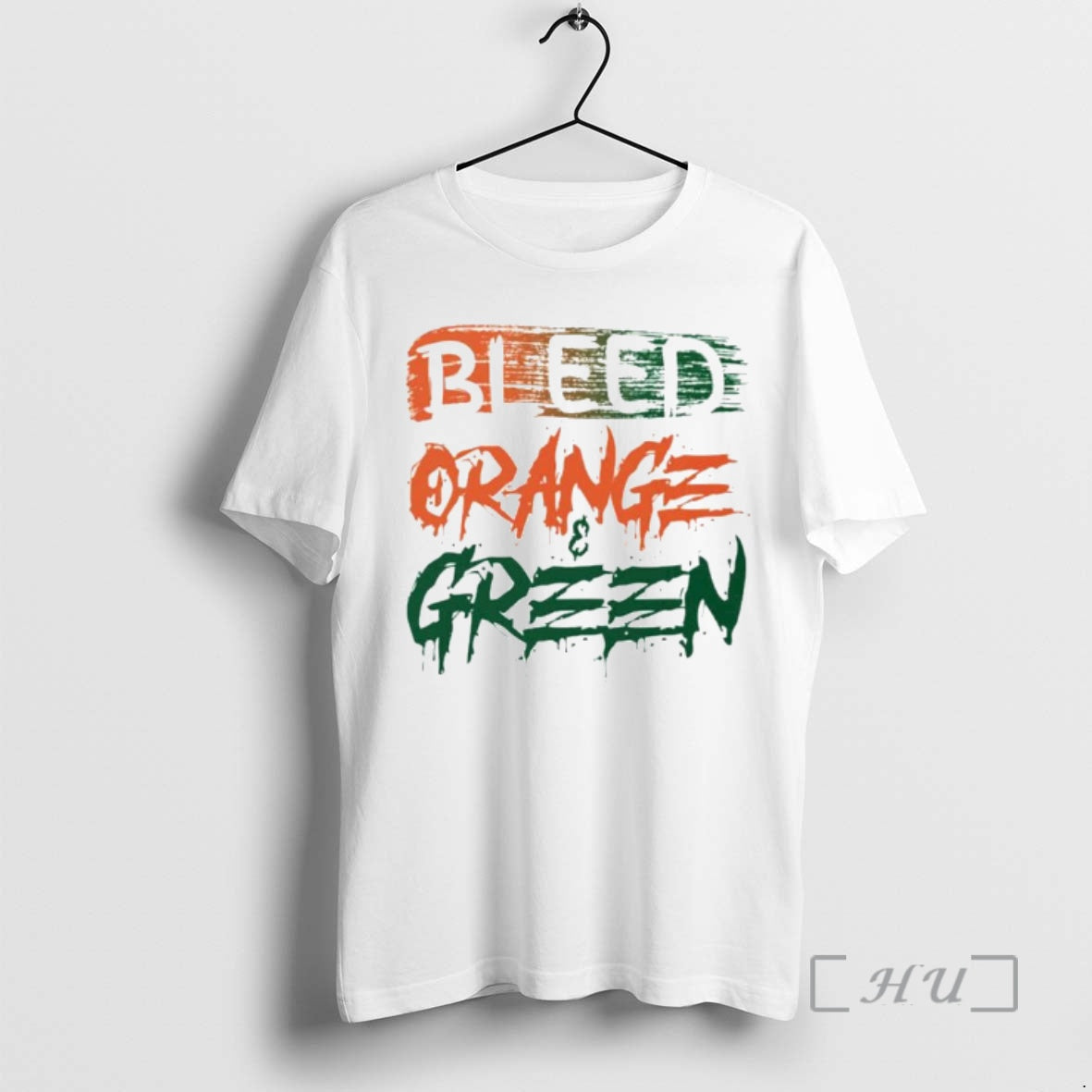 Officials Bleed Orange Green Ornaments T-Shirts