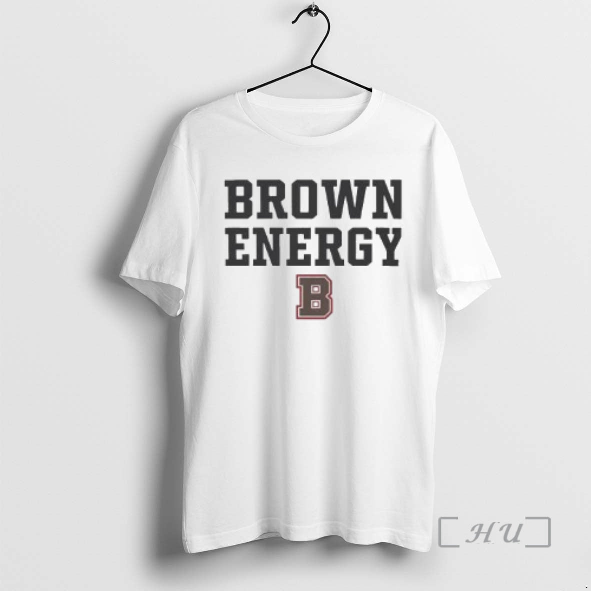 Officials Brown Bears Brown Energy B Circle White T-Shirts