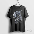 Officials Bull Terrier Fractal Art Dog T-Shirts