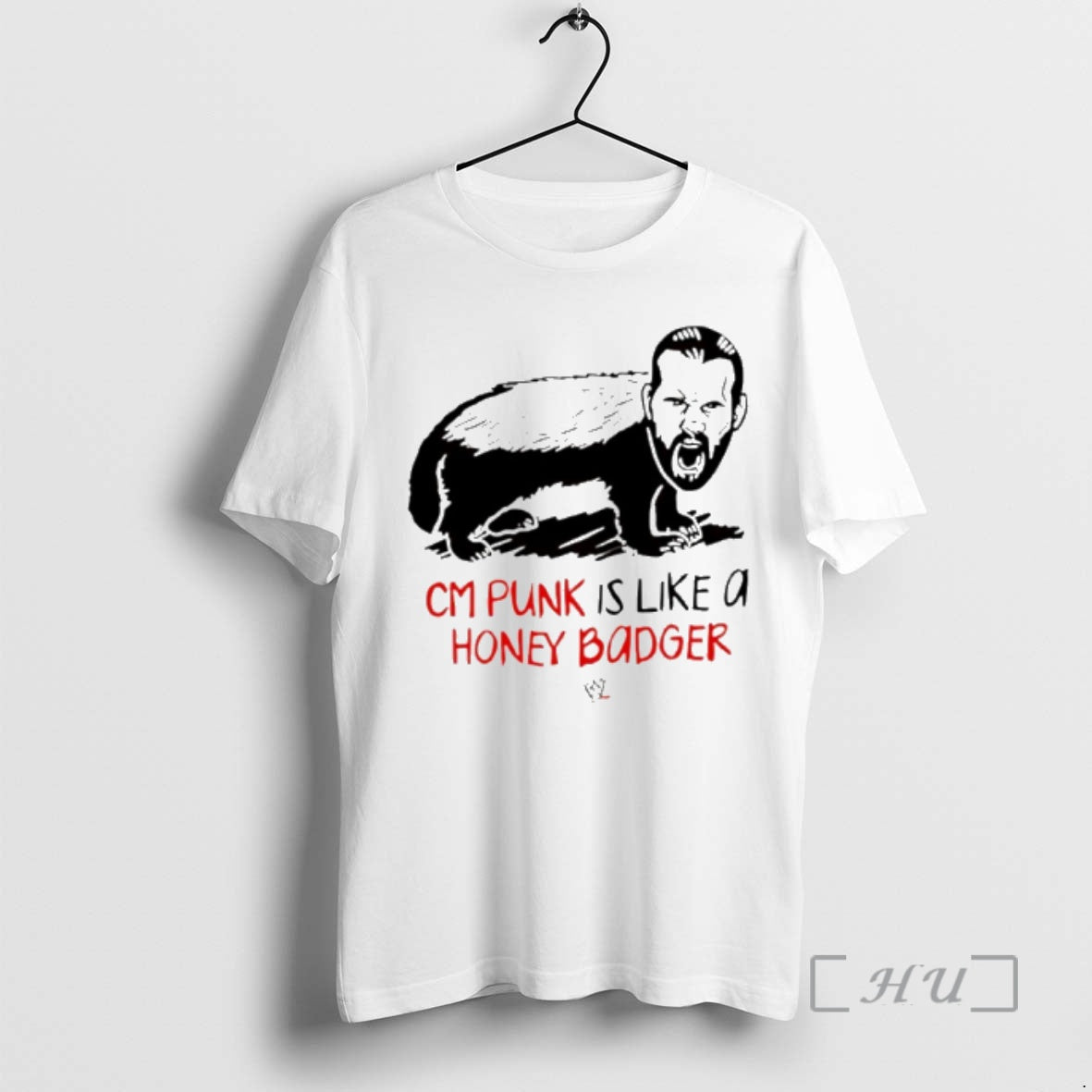 Officials Cm Punk Is Like Honey Badger T-Shirts