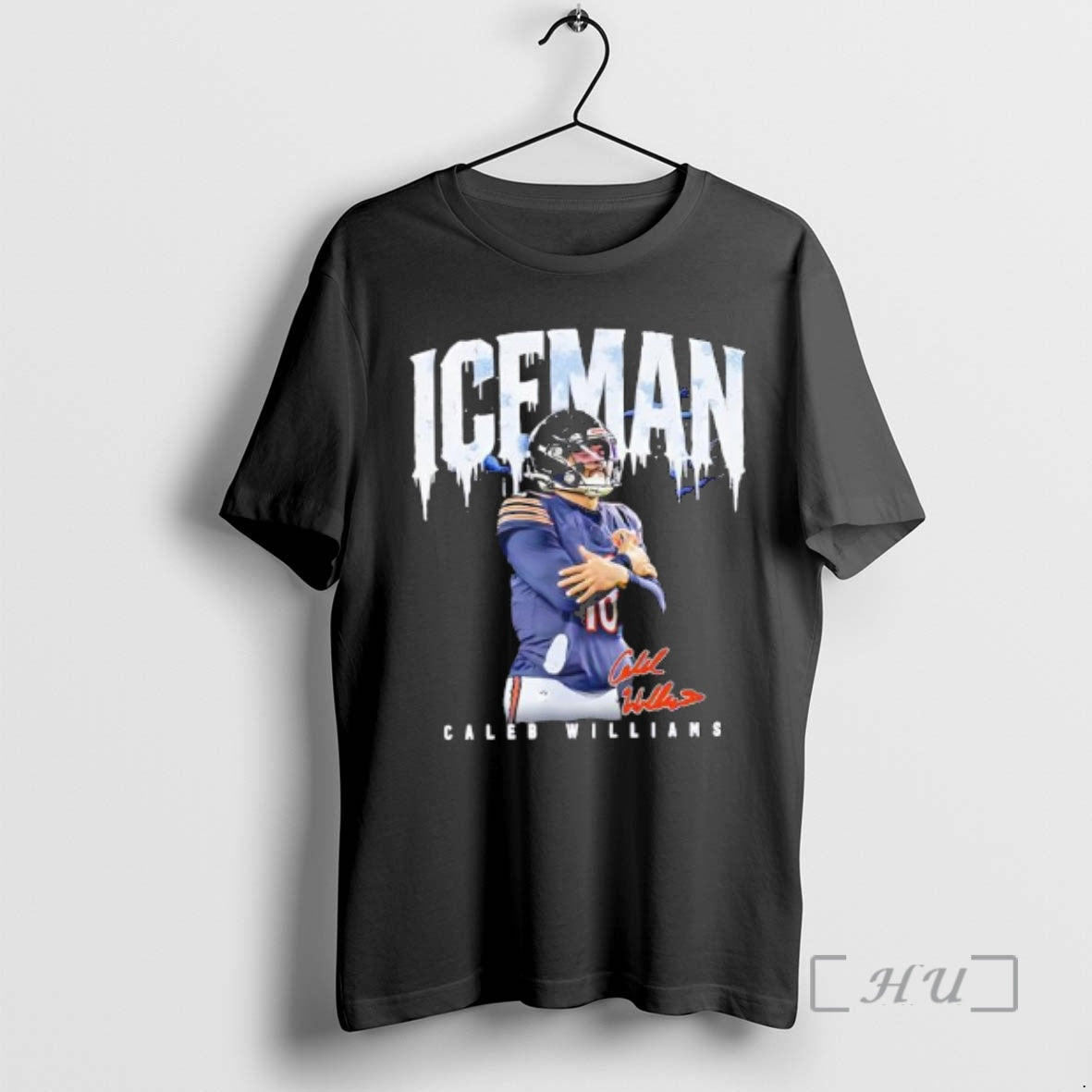 Officials Caleb Williams Ice Man Chicago Football T-Shirts