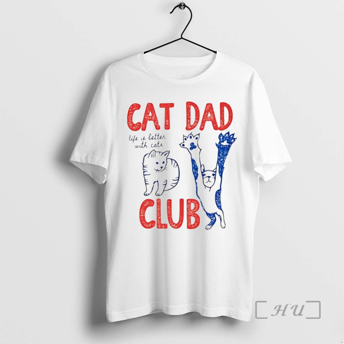 Officials Cat Dad Club Life Is Better Cats T-Shirts