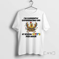 Officials Chicken Im Currently Experiencing Life Several Wtfs Per Hour T-Shirts